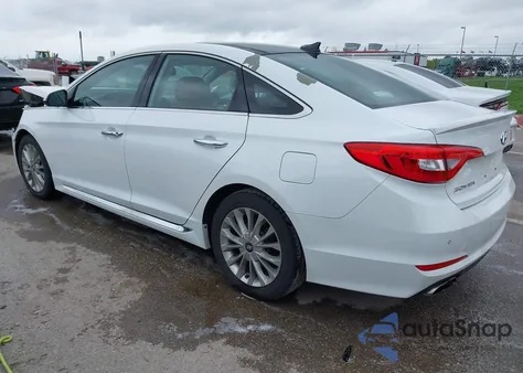 2015 Hyundai Sonata Limited z USA, uszkodzony, nr VIN 5NPE34AF9FH033470